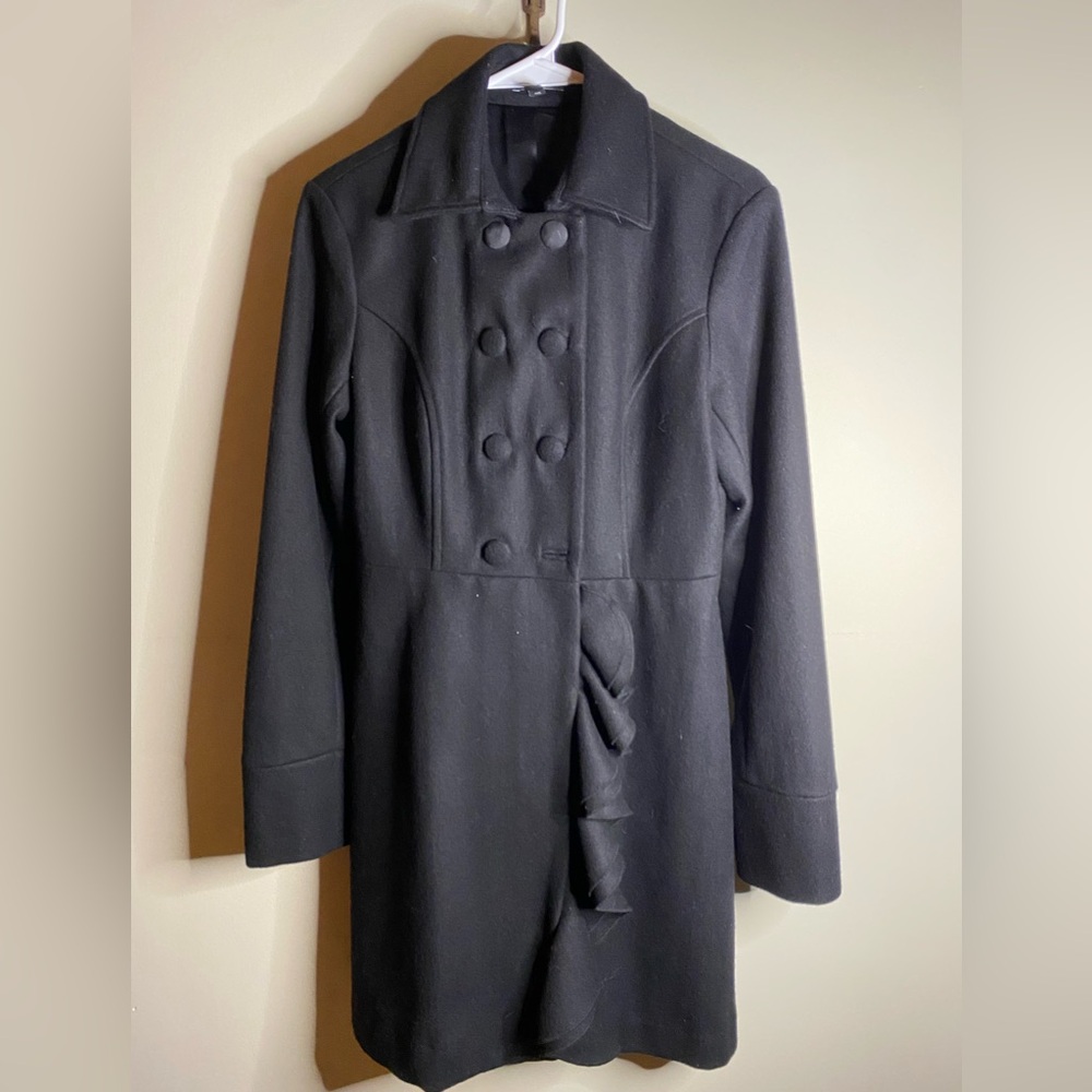 Bebe Coat -one Button Missing
